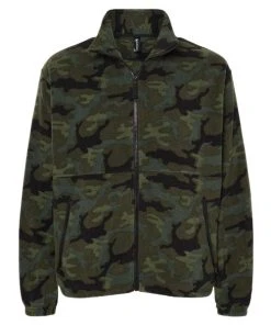 Burnside Polar Men's Fleece Full-Zip Jacket -Bulkthreads store 134772809.