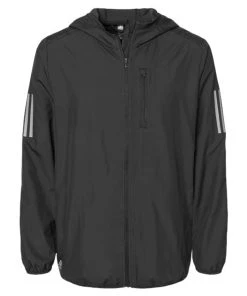 Adidas Men's Hooded Full-Zip Windbreaker -Bulkthreads store 134781992.
