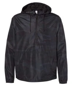 Independent Trading Co. Unisex Lightweight Quarter-Zip Windbreaker Pullover Jacket -Bulkthreads store 134783067.