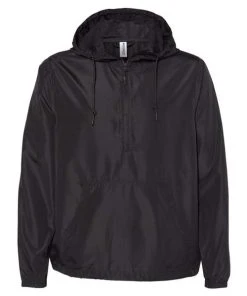 Independent Trading Co. Unisex Lightweight Quarter-Zip Windbreaker Pullover Jacket -Bulkthreads store 134783834.