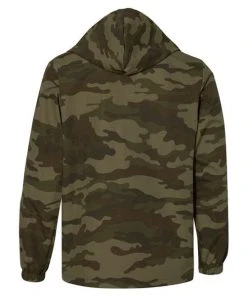 Independent Trading Co. Men's Water-Resistant Hooded Windbreaker -Bulkthreads store 134787870.