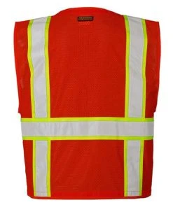 Kishigo Men's EV Series Enhanced Visibility Multi-Pocket Mesh Vest -Bulkthreads store 134788566.