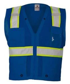 Kishigo Men's EV Series Enhanced Visibility Multi-Pocket Mesh Vest -Bulkthreads store 134789288.