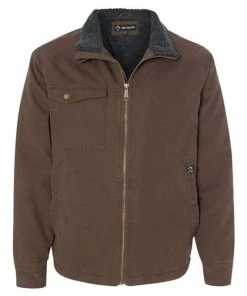 DRI DUCK Men's Endeavor Canyon Cloth Canvas Jacket With Sherpa Lining -Bulkthreads store 134793595.