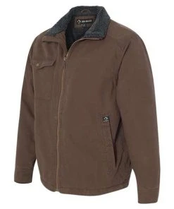 DRI DUCK Men's Endeavor Canyon Cloth Canvas Jacket With Sherpa Lining -Bulkthreads store 134793596.