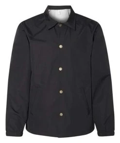 Independent Trading Co. Men's Water-Resistant Windbreaker Coach's Jacket -Bulkthreads store 134793810.