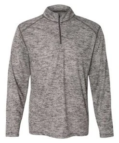 Badger Men's Tonal Blend Quarter-Zip Pullover -Bulkthreads store 134794242.