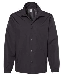 Independent Trading Co. Men's Water-Resistant Windbreaker Coach's Jacket -Bulkthreads store 134794302.