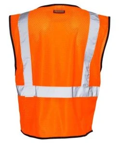 Kishigo Men's Double-Pocket Zippered Economy Class 2 Vest -Bulkthreads store 134800632.