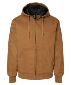 Independent Trading Co. Men's Insulated Canvas Workwear Jacket -Bulkthreads store 134803118.