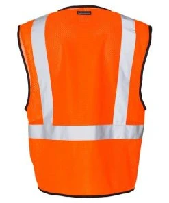 Kishigo Single Pocket Zipper Mesh Class 2 Vest 17 Kishigo Single Pocket Zipper Mesh Class 2 Vest -Bulkthreads store 134804110.