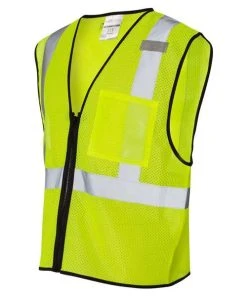 Kishigo Single Pocket Zipper Mesh Class 2 Vest 13 Kishigo Single Pocket Zipper Mesh Class 2 Vest -Bulkthreads store 134804223.