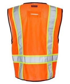 Kishigo Men's 6 Pocket Contrast Class 2 Vest -Bulkthreads store 134805961.