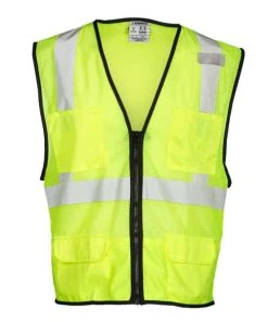 Kishigo Men's Economy Mesh 6-Pocket Vest -Bulkthreads store 134806093.