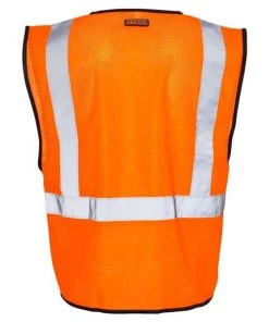Kishigo Zippered Mesh Economy Class 2 Vest -Bulkthreads store 134806249.