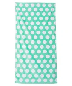Carmel Towel Company Polka Dot Velour Beach Towel -Bulkthreads store 134808093.
