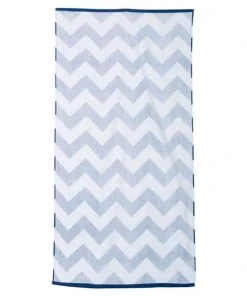 Carmel Towel Company Chevron Velour Beach Towel -Bulkthreads store 134809720.