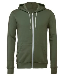 BELLA + CANVAS Unisex Sponge Fleece Full-Zip Hoodie -Bulkthreads store 137379847