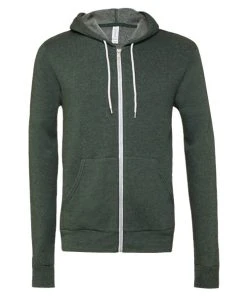 BELLA + CANVAS Unisex Sponge Fleece Full-Zip Hoodie -Bulkthreads store 137382085