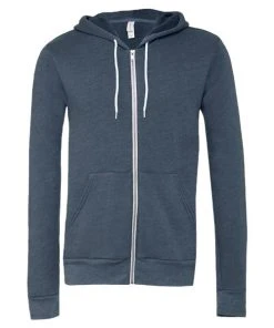 BELLA + CANVAS Unisex Sponge Fleece Full-Zip Hoodie