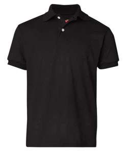 Hanes Youth Ecosmart Jersey Polo -Bulkthreads store 137438949