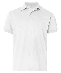 Hanes Youth Ecosmart Jersey Polo -Bulkthreads store 137439173