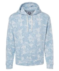 J. America Men's Triblend Fleece Hooded Sweatshirt -Bulkthreads store 139527773