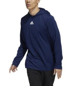 Adidas Mens Stadium Heat.RDY LS Hoodie -Bulkthreads store 144207665