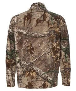 DRI DUCK Men's Interval DDX Quarter-Zip Nano Fleece Nylon Pullover -Bulkthreads store 144230424