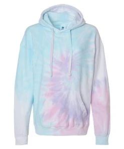 Colortone Men's Tie-Dyed Cloud Fleece Hooded Sweatshirt 14 Colortone Men's Tie-Dyed Cloud Fleece Hooded Sweatshirt -Bulkthreads store 149299202