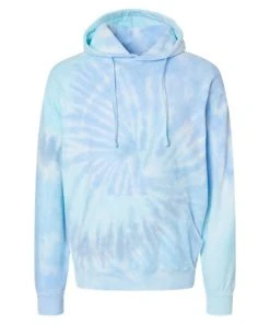 Colortone Men's Tie-Dyed Cloud Fleece Hooded Sweatshirt 12 Colortone Men's Tie-Dyed Cloud Fleece Hooded Sweatshirt -Bulkthreads store 149299238