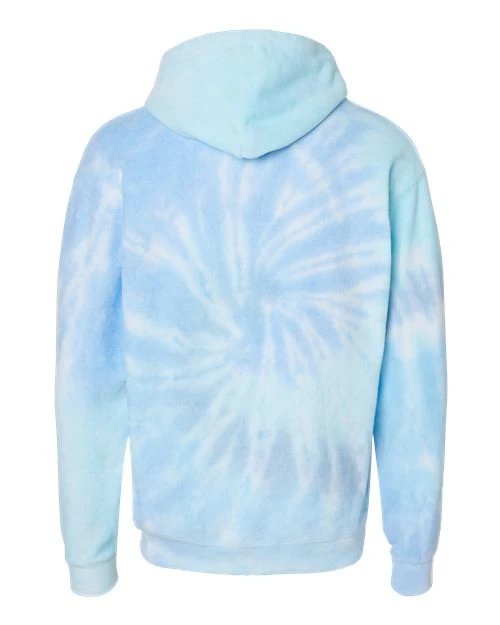 Colortone Men's Tie-Dyed Cloud Fleece Hooded Sweatshirt 5 Colortone Men's Tie-Dyed Cloud Fleece Hooded Sweatshirt - Image 5