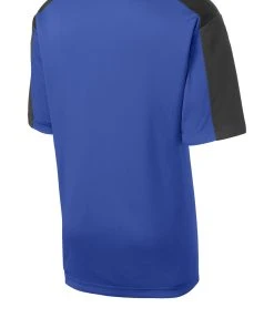 Sport-Tek Youth PosiCharge Competitor Sleeve-Blocked Tee YST354 -Bulkthreads store 151349015
