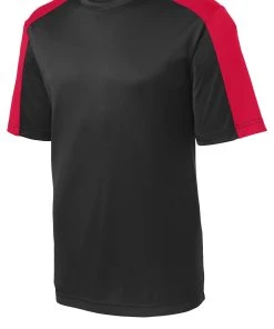 Sport-Tek Youth PosiCharge Competitor Sleeve-Blocked Tee YST354 -Bulkthreads store 151349022