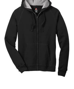 Hanes Men's Nano Full-Zip Hooded Sweatshirt -Bulkthreads store 151353096