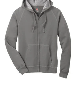 Hanes Men's Nano Full-Zip Hooded Sweatshirt -Bulkthreads store 151353100