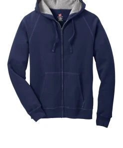 Hanes Men's Nano Full-Zip Hooded Sweatshirt -Bulkthreads store 151353104