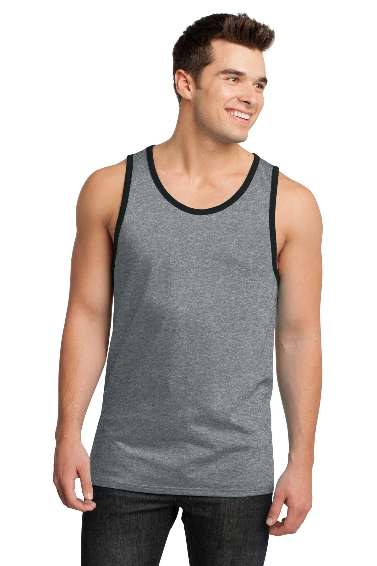 District Youth Cotton Ringer Tank Top DT1500 9 District Youth Cotton Ringer Tank Top DT1500 - Image 9