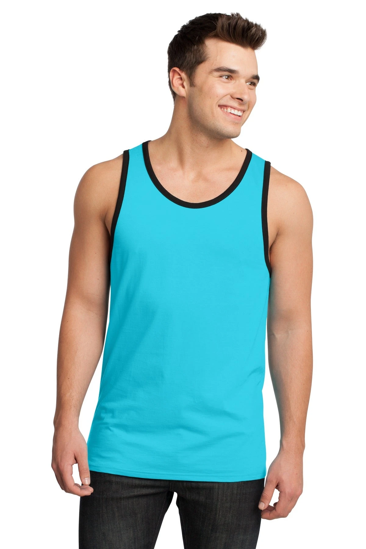 District Youth Cotton Ringer Tank Top DT1500 6 District Youth Cotton Ringer Tank Top DT1500 - Image 6