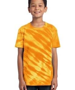 Port & Company - Youth Tiger Stripe Tie-Dye Tee PC148Y -Bulkthreads store 151353447