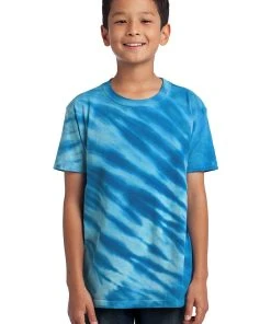 Port & Company - Youth Tiger Stripe Tie-Dye Tee PC148Y -Bulkthreads store 151353451