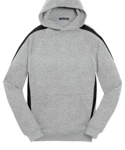 Sport-Tek Youth Sleeve Stripe Pullover Hooded Sweatshirt YST265 -Bulkthreads store 151353904