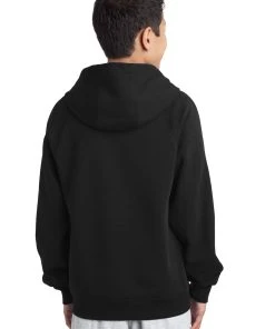 Sport-Tek Youth Sleeve Stripe Pullover Hooded Sweatshirt YST265 -Bulkthreads store 151353911