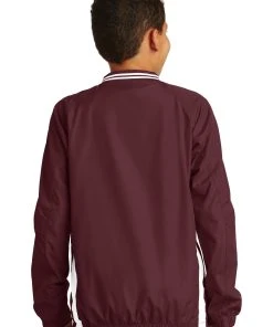 Sport-Tek Youth Tipped V-Neck Raglan Wind Shirt YST62 66 Sport-Tek Youth Tipped V-Neck Raglan Wind Shirt YST62 -Bulkthreads store 151354527