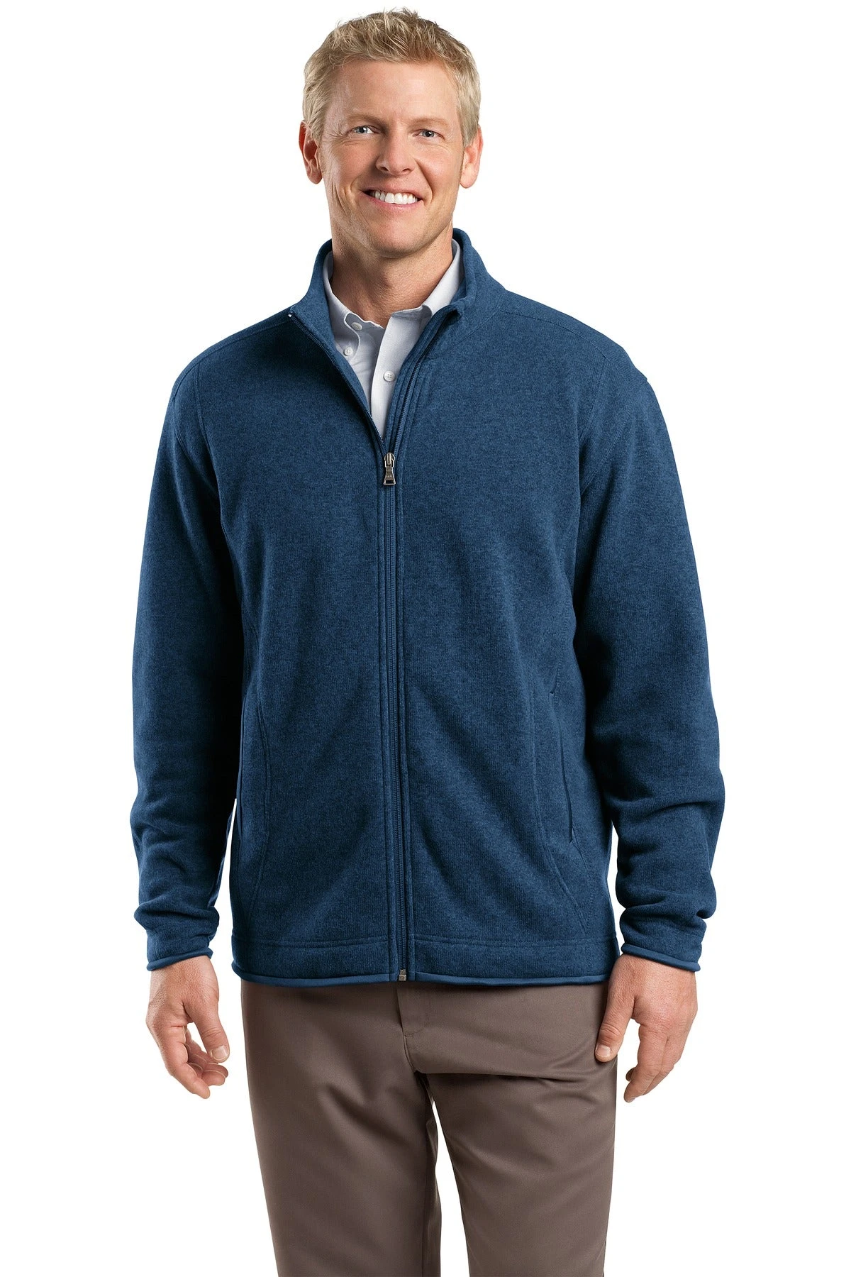 Red House Men's Sweater Fleece Full-Zip Jacket 2 Red House Men's Sweater Fleece Full-Zip Jacket - Image 2