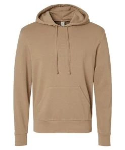 Alternative Men's Challenger Lightweight Eco-Washed French Terry Hooded Pullover -Bulkthreads store 166145019