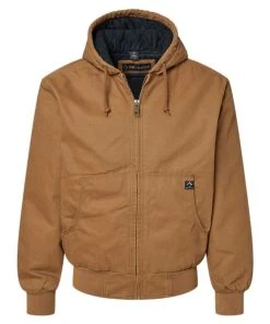 DRI DUCK Cheyenne Boulder Cloth™ Hooded Jacket With Tricot Quilt Lining -Bulkthreads store 166145736