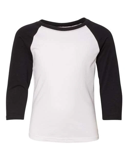 Next Level Youth CVC Three-Quarter Sleeve Raglan T-Shirt 2 Next Level Youth CVC Three-Quarter Sleeve Raglan T-Shirt - Image 2