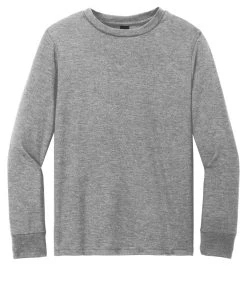 District Youth Perfect Tri Long Sleeve Tee DT132Y -Bulkthreads store 166150463