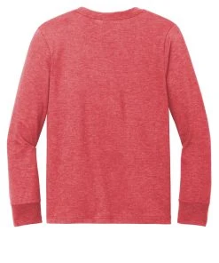 District Youth Perfect Tri Long Sleeve Tee DT132Y -Bulkthreads store 166150533